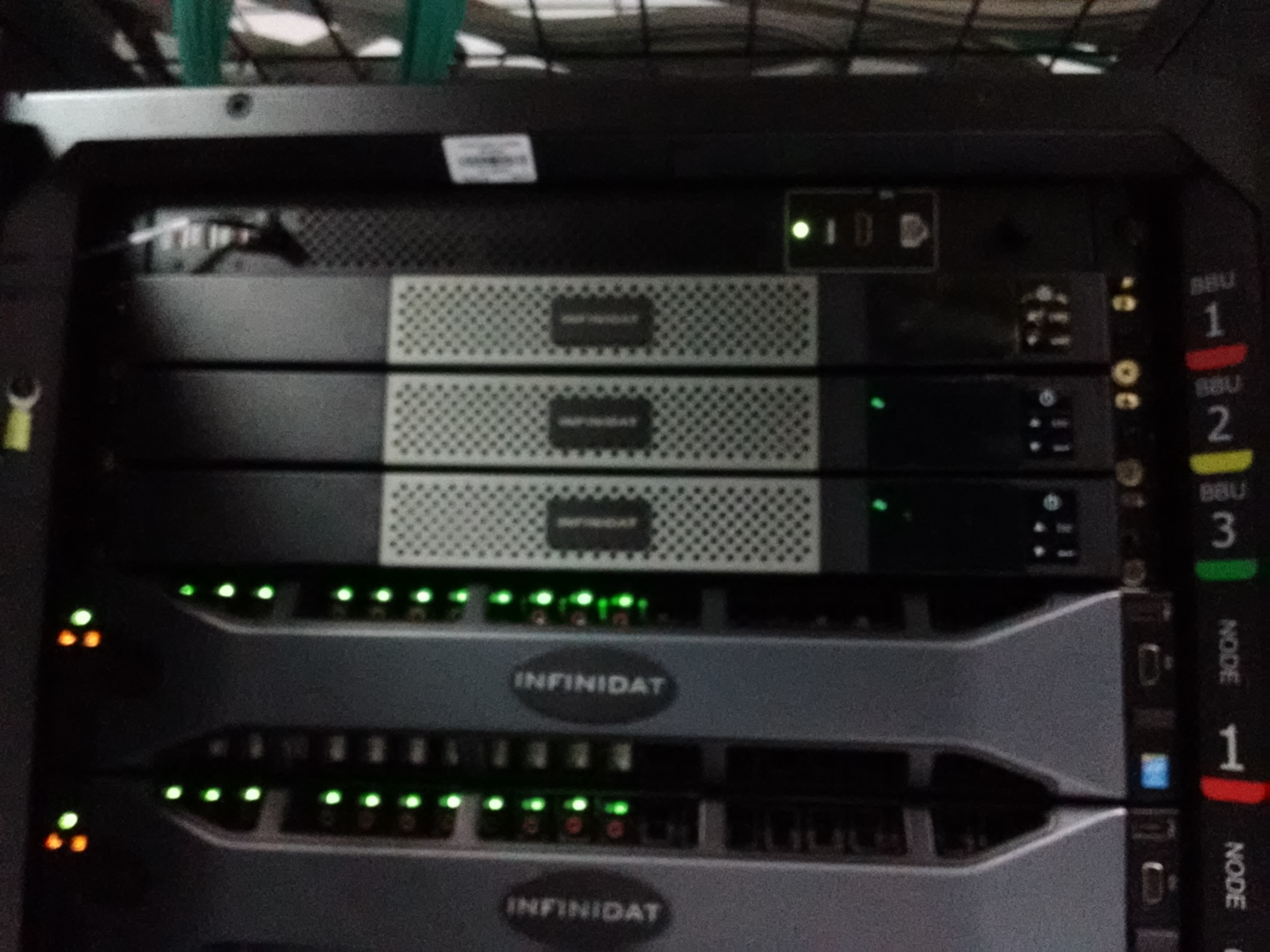 Infinidat InfiniBox front view, NxtraData Mumbai, April 2016